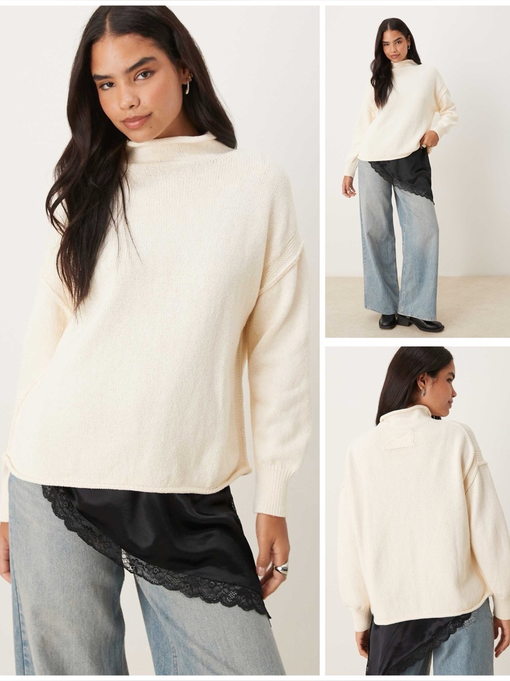 𝓯𝓹 Free People ~ We The Free Torres Roll Neck Sweater